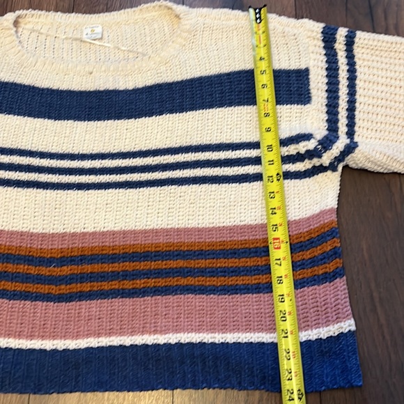 BY together oversized cable knit sweater size large - Picture 6 of 8
